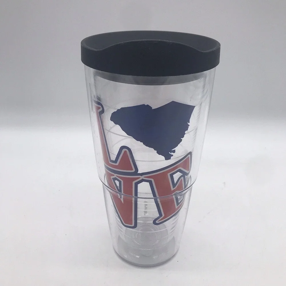 Tervis Tumbler 24 oz Love South Carolina Outline State Pride 8